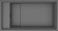 Elleci - Mosogatótálca Dialogo 360 Workstation Keratek K99 Dark Grey (LKD36099BKM)