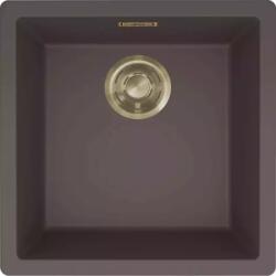 Elleci - Mosogatótálca Zen-F 102 Keratek K87 Cocoa arany tartozékokkal (LKZ10287F01GLD)