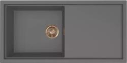 Elleci - Mosogatótálca Sintesi 480 Keratek K99 Dark Grey bronz tartozékokkal (LKS48099BRZ)