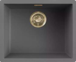 Elleci - Mosogatótálca Zen-F 105 Keratek K99 Dark Grey arany tartozékokkal (LKZ10599F01GLD)