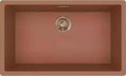 Elleci - Mosogatótálca Zen 130 Keratek K83 Cavern Clay bronz tartozékokkal (LKZ13083BRZ)