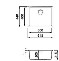 Elleci - Mosogatótálca Zen-F 105 Keratek K83 Cavern Clay arany tartozékokkal (LKZ10583F01GLD)