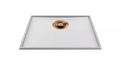 Elleci - Mosogatótálca Essenza 50 46, 2x38, 2 Keratek 1 m. K96 White bronz tartozékokkal (LKES5096BRZ)