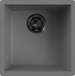 Elleci - Mosogatótálca Zen 102 Keratek K99 Dark Grey fekete tartozékokkal (LKZ10299BKM)