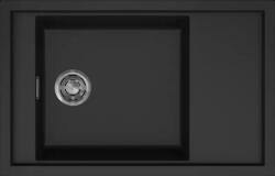 Elleci - Mosogatótálca Sintesi 305 Keratek K86 Black inox tartozékokkal (LKS30586)