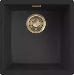 Elleci - Mosogatótálca Zen 102 Keratek K86 Black arany tartozékokkal (LKZ10286GLD)