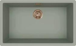 Elleci - Mosogatótálca Zen 130 Keratek K82 Sage Green bronz tartozékokkal (LKZ13082BRZ)