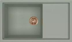 Elleci - Mosogatótálca Sintesi 410 Keratek K82 Sage Green bronz tartozékokkal (LKS41082BRZ)