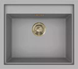 Elleci - Mosogatótálca Sintesi 105 Keratek K99 Dark Grey arany tartozékokkal (LKS10599GLD)