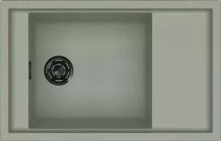 Elleci - Mosogatótálca Sintesi 305 Keratek K82 Sage fekete tartozékokkal (LKS30582BKM)