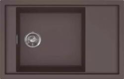 Elleci - Mosogatótálca Sintesi 305 Keratek K87 Cocoa inox tartozékokkal (LKS30587)