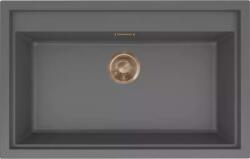 Elleci - Mosogatótálca Sintesi 130 Keratek K99 Dark Grey bronz tartozékokkal (LKS13099BRZ)