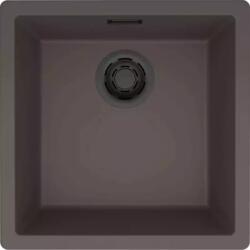 Elleci - Mosogatótálca Zen 102 Keratek K87 Cocoa fekete tartozékokkal (LKZ10287BKM)