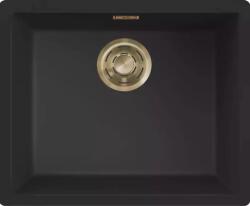 Elleci - Mosogatótálca Zen-F 105 Keratek K86 Black arany tartozékokkal (LKZ10586F01GLD)