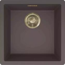 Elleci - Mosogatótálca Zen 102 Keratek K87 Cocoa arany tartozékokkal (LKZ10287GLD)