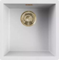 Elleci - Mosogatótálca Zen-F 102 Keratek K96 White arany tartozékokkal (LKZ10296F01GLD)