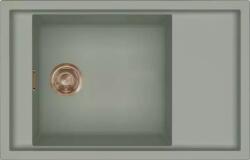 Elleci - Mosogatótálca Sintesi 305 Keratek K82 Sage bronz tartozékokkal (LKS30582BRZ)