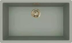 Elleci - Mosogatótálca Zen 130 Keratek K82 Sage Green arany tartozékokkal (LKZ13082GLD)