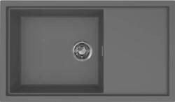 Elleci - Mosogatótálca Sintesi 410 Keratek K99 Dark Grey inox tartozékokkal (LKS41099)