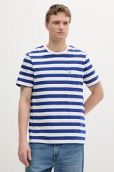 Tommy Hilfiger pamut póló sima, MW0MW37283 - sötétkék XL - answear - 17 990 Ft