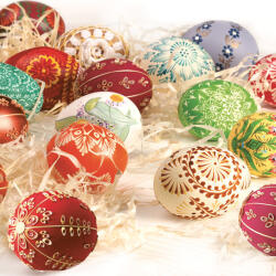 POL-MAK Húsvét Eggs & Hay szalvéta 20 db-os 33x33 cm (PKK015616)