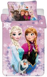 Jerry Fabrics Lenjerie de pat pentru copii Frozen "Purple 05" baby 100x135 cm + 40x60 cm Lenjerii de pat bebelusi‎, patura bebelusi