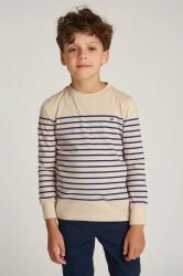 Tommy Hilfiger gyerek pamut hosszú ujjú felső bézs, mintás, KS0KS00540 - bézs 164