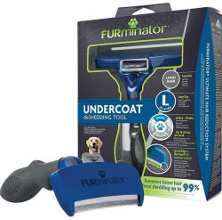  Furminator FURMINATOR, perie câini, păr lung, anti-năpârlire, metal FURMINATOR, L, perie câini, păr lung, anti-năpârlire, metal