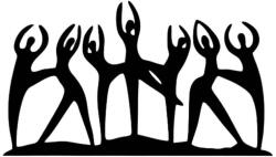  Decoratiune metalica de perete Krodesign KRO-1148, Ballerina Dance, lungime 60 cm, negru, grosime 1.5 mm (KRO-1148)