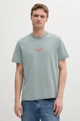 Calvin Klein Jeans pamut póló zöld, férfi, nyomott mintás, LV04RB824G - szürke XL
