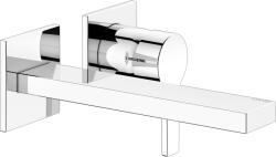 KEUCO Edition 11 mosdócsaptelep süllyesztett nikkel 51116050202 (51116050202)