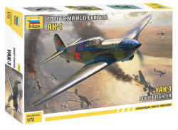 Zvezda YAKOVLEV YAK-1 Sovjet Fighter Aircraft WWII 1/72 (7327)