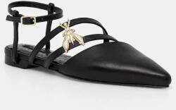 Patrizia Pepe bőr balerina cipő fekete, 8Z0100 L048 K103 - fekete Női 41