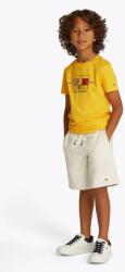 Tommy Hilfiger gyerek póló sárga, nyomott mintás, KB0KB09530 - sárga 152