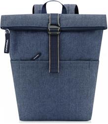 Reisenthel Rolltop Backpack Herringbone Dark Blue