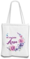  Vászontáska - A legjobb Anya felirattal - Anyák napi ajándék - Ajándék Anyának (2925085-01 VT-04-A)