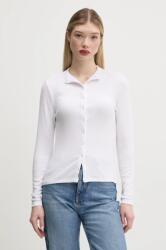 Abercrombie & Fitch felső fehér, női, sima, KI139-5202 - fehér S