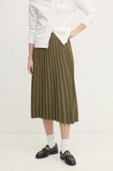 Tommy Hilfiger szoknya zöld, midi, harang alakú, WW0WW43886 - zöld 36