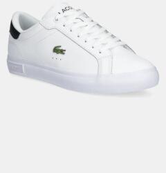 Lacoste bőr szandál POWERCOURT fehér, férfi, 49SMA0081 - fehér Férfi 44 - answear - 33 990 Ft