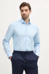 Calvin Klein ing férfi, galléros, slim, K10K114299 - kék 40