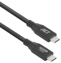 ACT Кабел USB-C - USB-C, 0.5 м / USB4, 20Gbps, 240W (EWENT-ACT-CAB-AC7420) - megamag