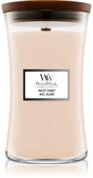 WoodWick White Honey lumânare parfumată cu fitil din lemn 609.5 g