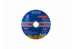 Encore Vágókorong fémre 125 x 1, 0 x 22, 23 mm INOX vödrös kiszerelés (50 db) (YDM6001-125XV)