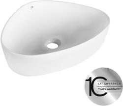 Laveo Laveo, aszimmetrikus asztali mosdó 505x410x120 mm, fényes fehér, LAV-VUA_6251 (LAV-VUA_6251)