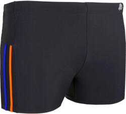 Guggen Mountain Férfi szűk szabású csíkos boxer úszónadrág - TS05-TS06 4XL fekete|narancssárga