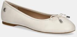 Lauren Ralph Lauren bőr balerina cipő Jayna bézs, 802940728006 - bézs Női 41