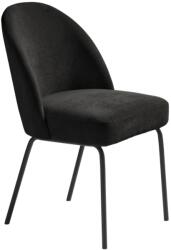 Unique Furniture Fekete bársony étkezőszék Unique Furniture Creston (UF-34680002)