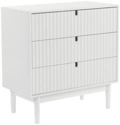 Jotex Fehér lakkozott fiókos komód TOULUSE 80 x 40 cm (1708478-02-0)