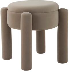 Jotex Bézs bársony zsámoly JADE 46 cm (1947719-02-0)