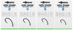 Korda Basix Kurv Shank Hook pontyozó horog 4 (KBX034)